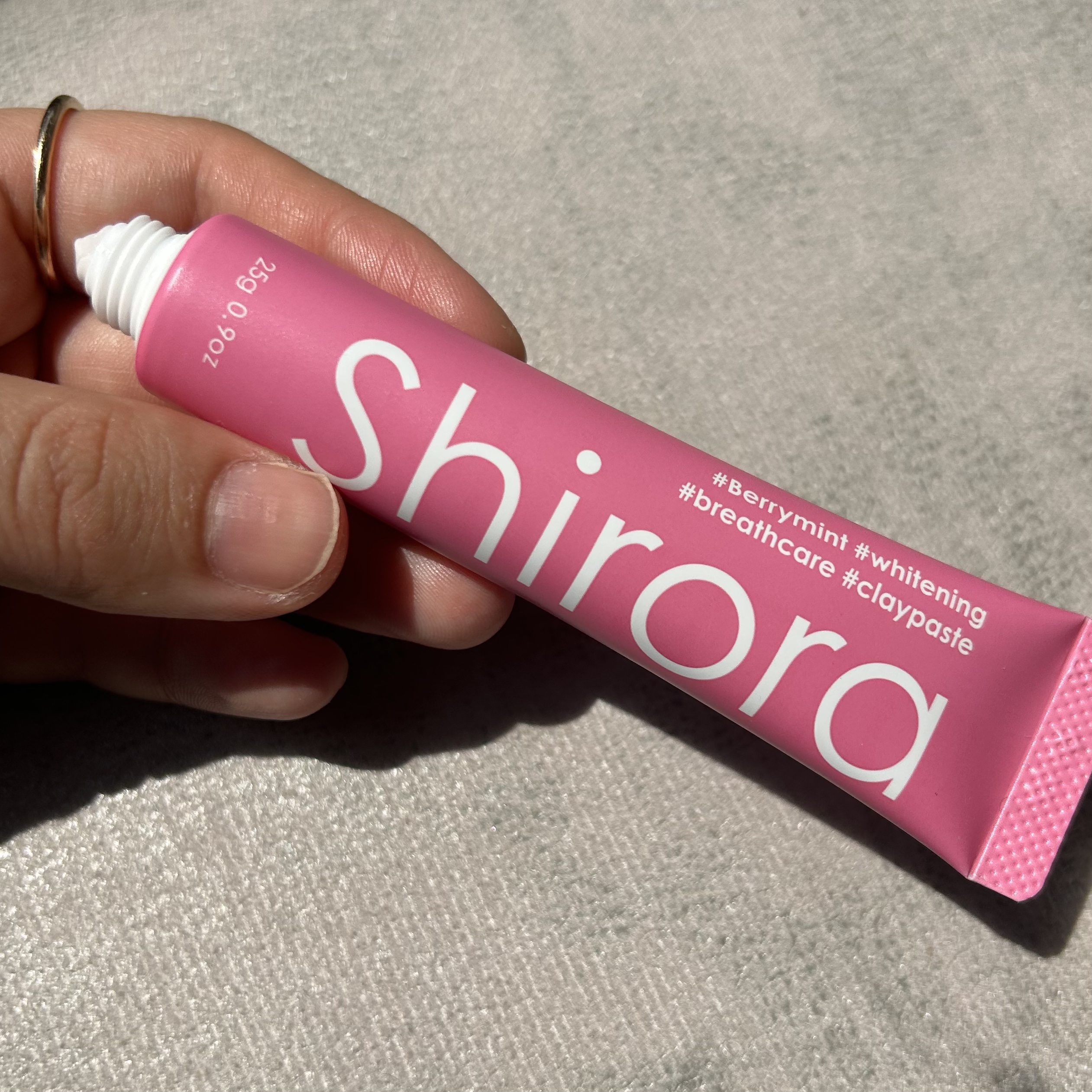 シローラクレイホワイトニング ベリーミント/Shirora/歯磨き粉を使ったクチコミ（3枚目）