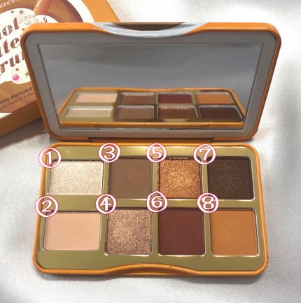 ホット バタード ラム ミニ アイシャドウ パレット/Too Faced/アイシャドウパレットを使ったクチコミ(2枚目)