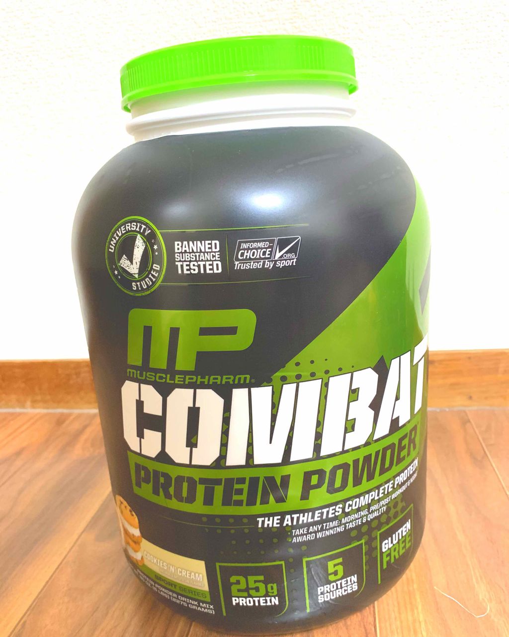 コンバット ホエイ プロテイン/マッスルファーム/ホエイプロテインを使ったクチコミ（1枚目）