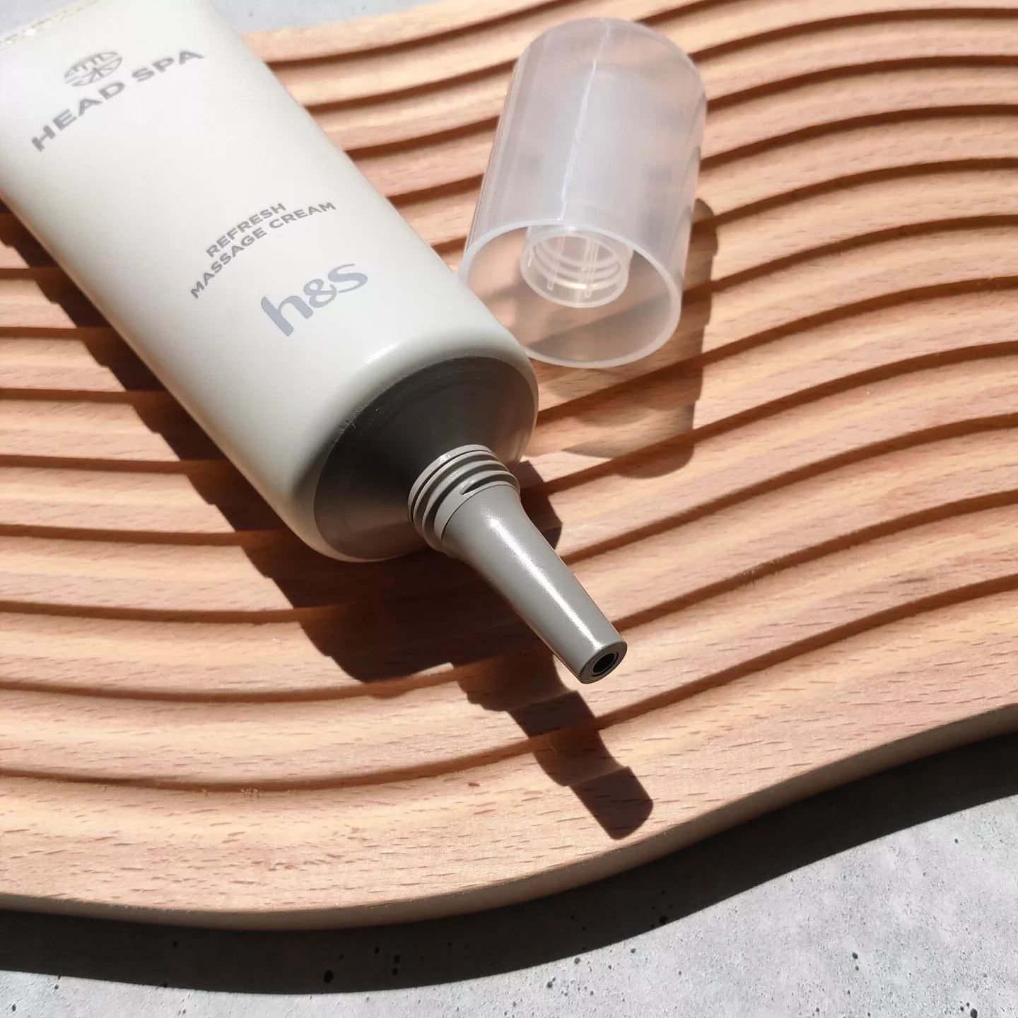 リフレッシュ マッサージクリーム/h&s/洗い流すヘアトリートメントを使ったクチコミ（2枚目）