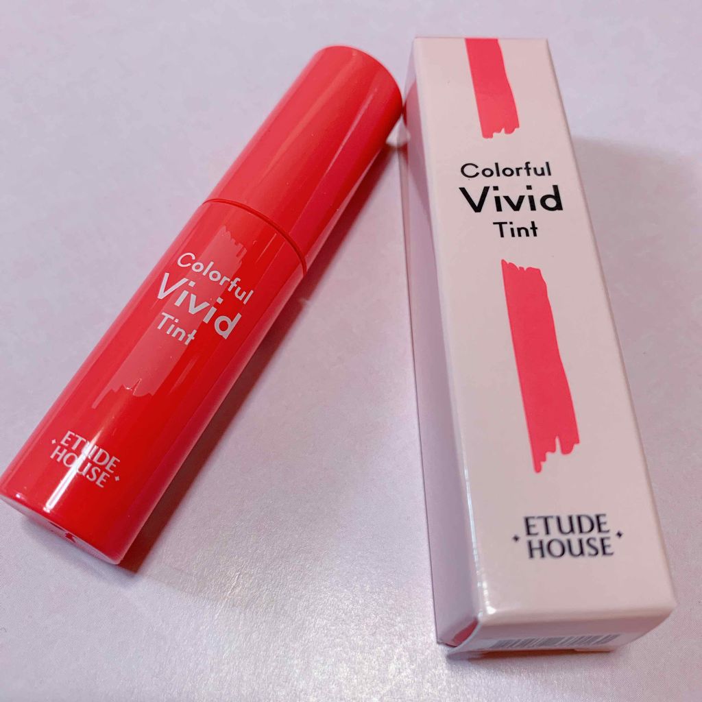 カラフルビビッドティント/ETUDE/口紅を使ったクチコミ(1枚目)