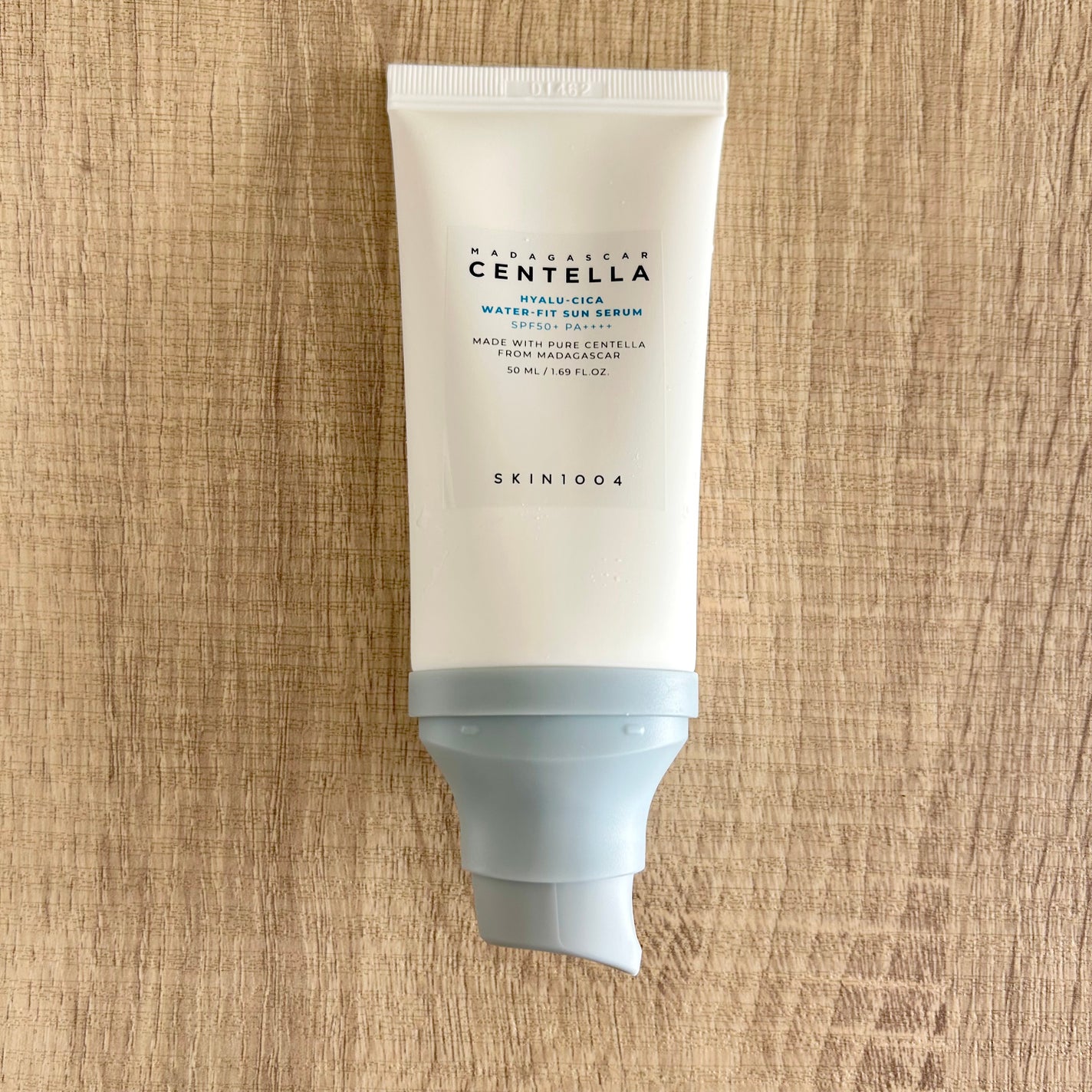 ヒアルーシカ ウォーターフィット サンセラム/SKIN1004/日焼け止めローションを使ったクチコミ(1枚目)