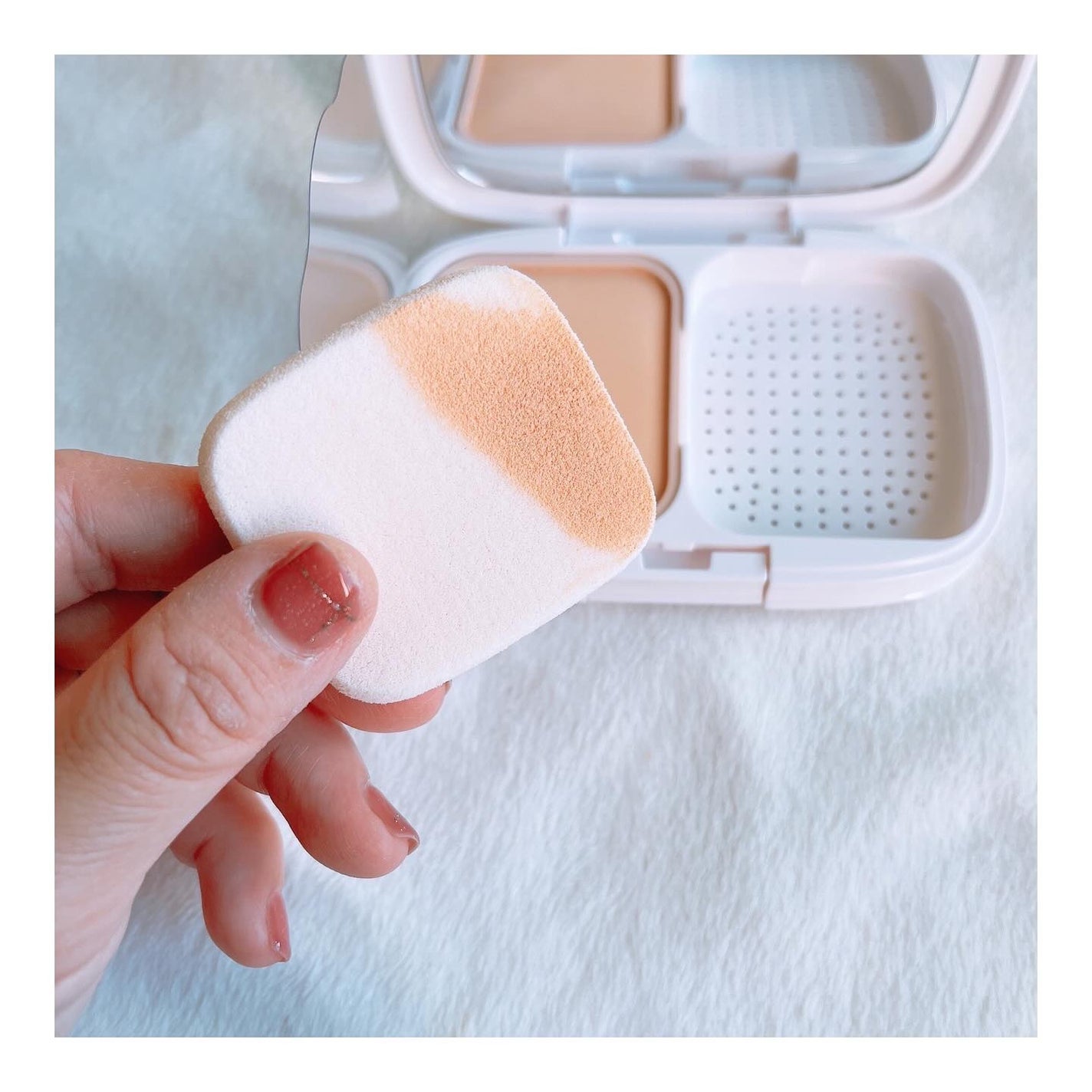 パウダーファンデーション/media luxe/パウダーファンデーションを使ったクチコミ(5枚目)