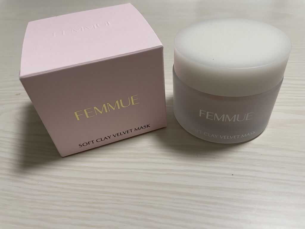 ソフトクレイ ベルベットマスク/FEMMUE/洗い流すパック・マスクを使ったクチコミ（1枚目）