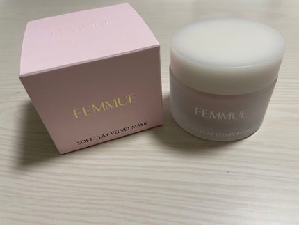 ソフトクレイ ベルベットマスク/FEMMUE/洗い流すパック・マスクを使ったクチコミ(1枚目)
