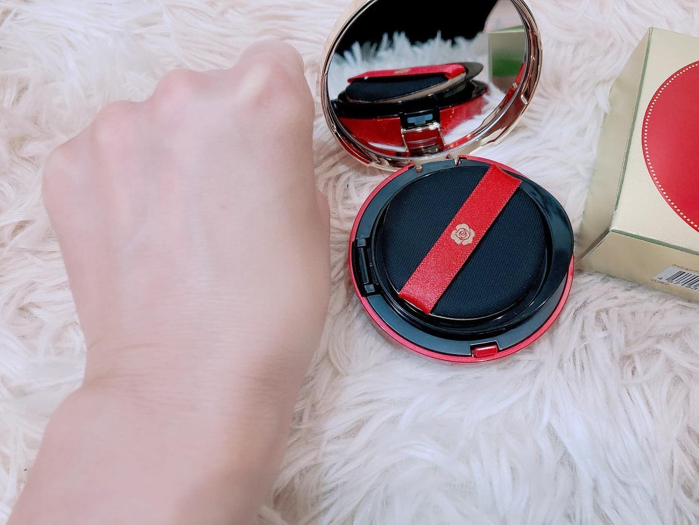 アルーチェルーチェ クッションファンデーション/Aluce luce/クッションファンデーションを使ったクチコミ(5枚目)