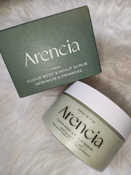 フレッシュクラウドスクラブ ゼラニウム&プリムローズ/アレンシア/ボディスクラブを使ったクチコミ(1枚目)