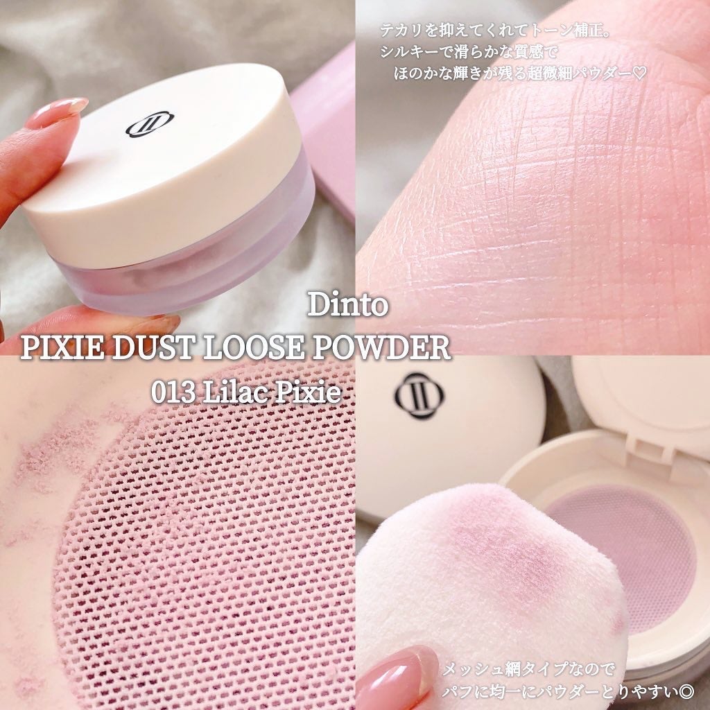 ピクシーダスト ルースパウダー フィニッシュパウダー /Dinto/ルースパウダーを使ったクチコミ(2枚目)