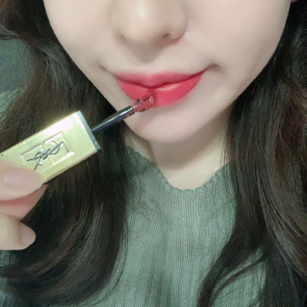 タトワージュ クチュール No.5 ローズウッドギャング/YVES SAINT LAURENT BEAUTE/口紅を使ったクチコミ（1枚目）