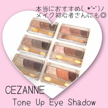 トーンアップアイシャドウ/CEZANNE/アイシャドウパレットを使ったクチコミ（1枚目）