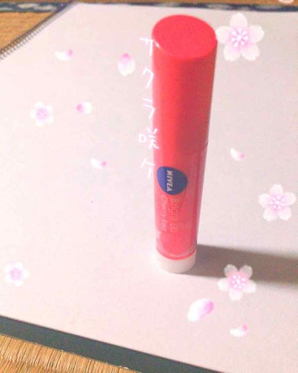 モイストピュアカラーリップ/ニベア/リップクリームを使ったクチコミ(1枚目)