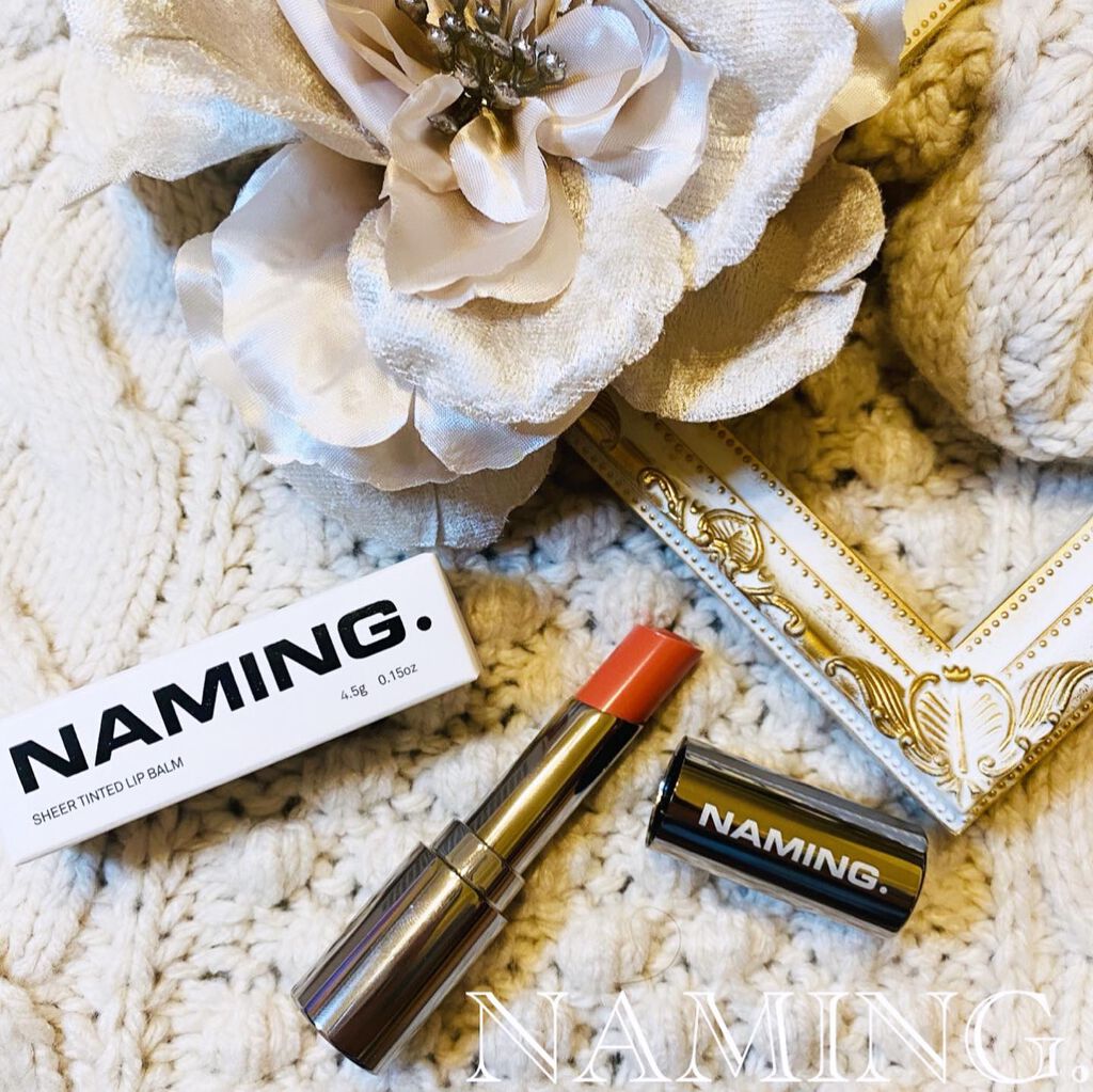 シアティンテッドリップバーム/NAMING./口紅を使ったクチコミ（1枚目）