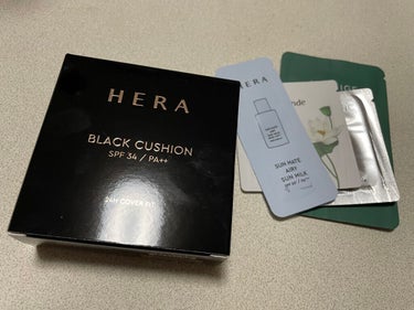 ブラック クッション/HERA/クッションファンデーションを使ったクチコミ（3枚目）