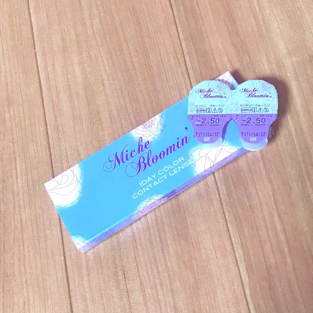 ミッシュ ブルーミン ワンデー (クォーターヴェール シリーズ／イノセント シリーズ)/ミッシュブルーミン/ワンデー（１DAY）カラコンを使ったクチコミ（1枚目）