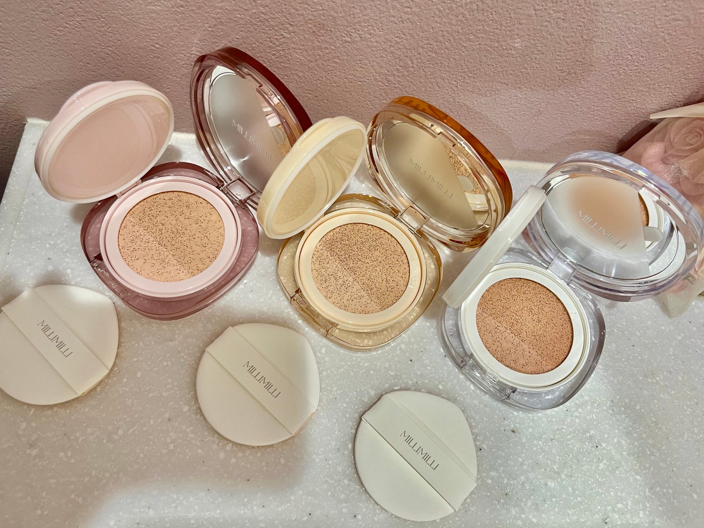 ツートンクッション/MILLIMILLI/クッションファンデーションを使ったクチコミ(2枚目)