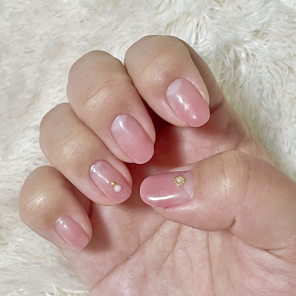 ウィークリージェル NE-42 Pink Beige/HOMEI/ジェルネイルを使ったクチコミ（3枚目）