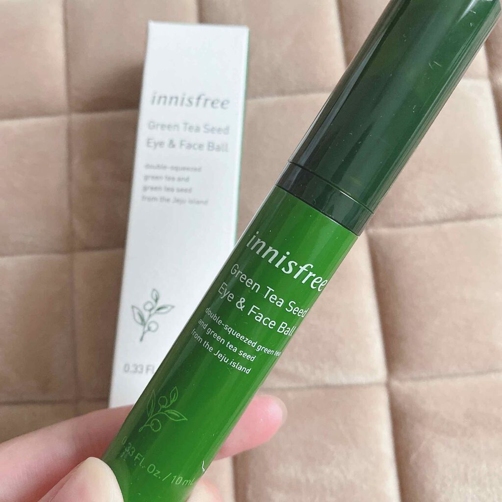グリーンティーシード アイ＆フェイスボール/innisfree/美容液を使ったクチコミ（1枚目）