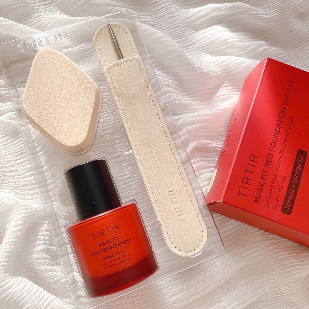 マスクフィットレッドファンデーション/TIRTIR(ティルティル)/リキッドファンデーションを使ったクチコミ(3枚目)