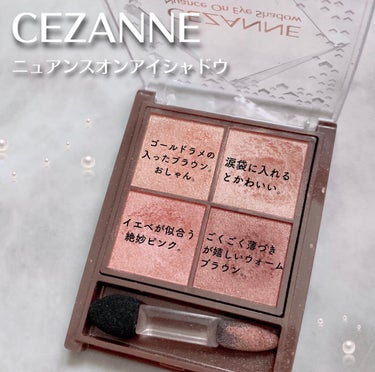 ニュアンスオンアイシャドウ/CEZANNE/アイシャドウパレットを使ったクチコミ（3枚目）