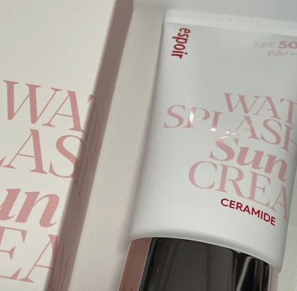 ウォータースプラッシュサンクリーム セラミド/espoir/日焼け止めクリームを使ったクチコミ(1枚目)