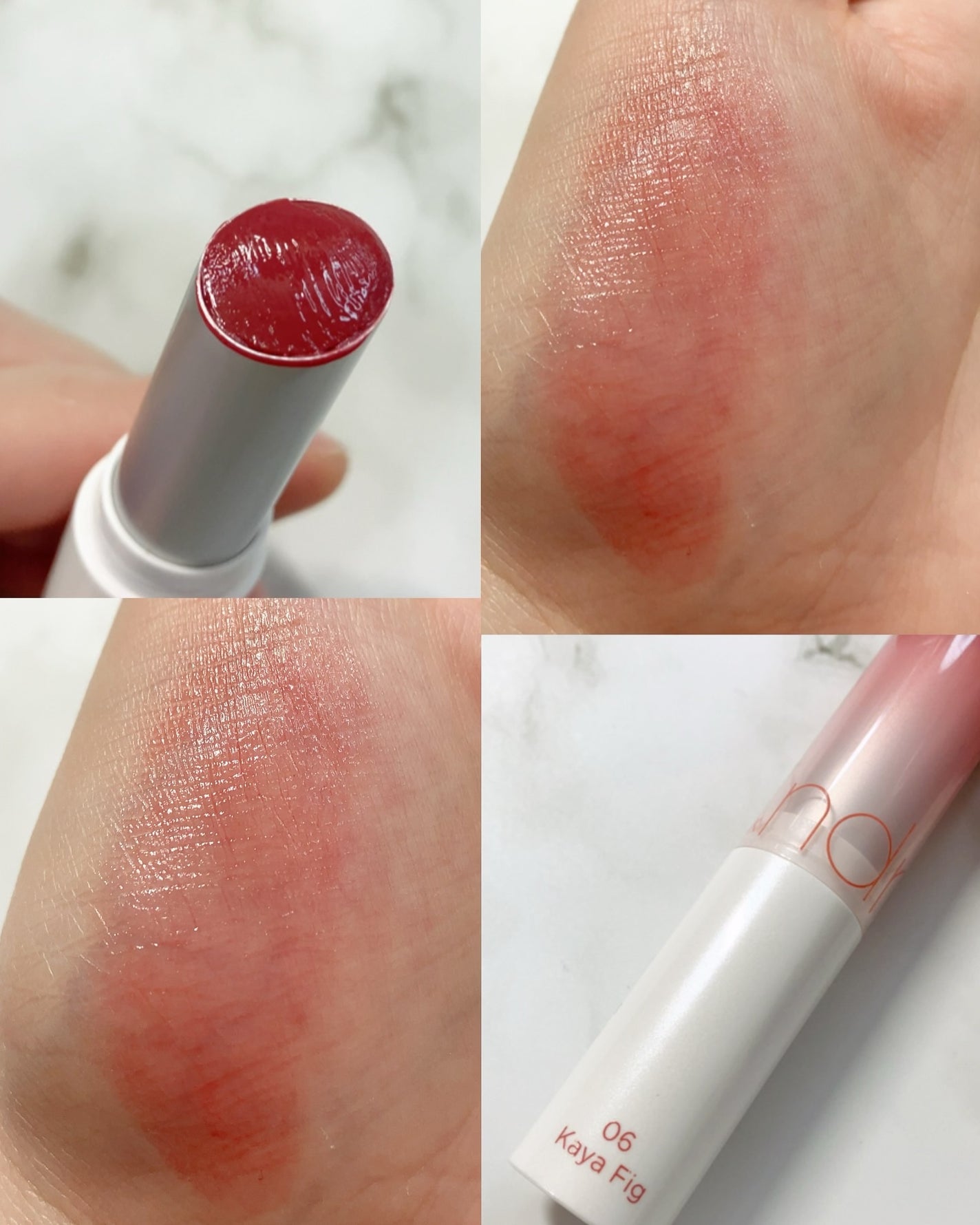 グラスティングメルティングバーム/rom&nd/リップバームを使ったクチコミ(3枚目)