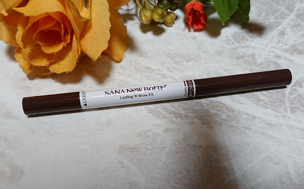 ラスティングWブロウEX N/サナ ニューボーン/リキッドアイブロウを使ったクチコミ(1枚目)