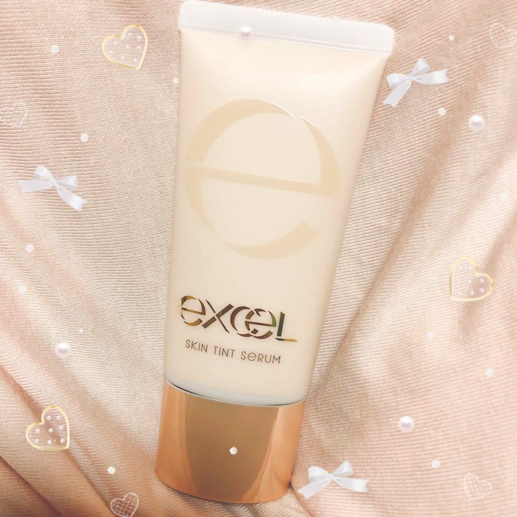 スキンティントセラム/excel/リキッドファンデーションを使ったクチコミ(1枚目)