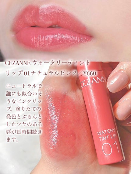 メルティールミナスルージュ(ティントタイプ)/キャンメイク/リップティントを使ったクチコミ(5枚目)