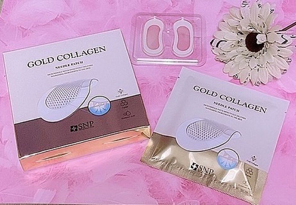 ゴールドコラーゲンニードルパッチ/SNP/アイケア・アイクリームを使ったクチコミ(1枚目)