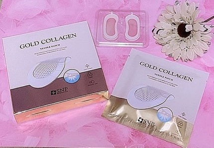 ゴールドコラーゲンニードルパッチ/SNP/アイケア・アイクリームを使ったクチコミ(1枚目)