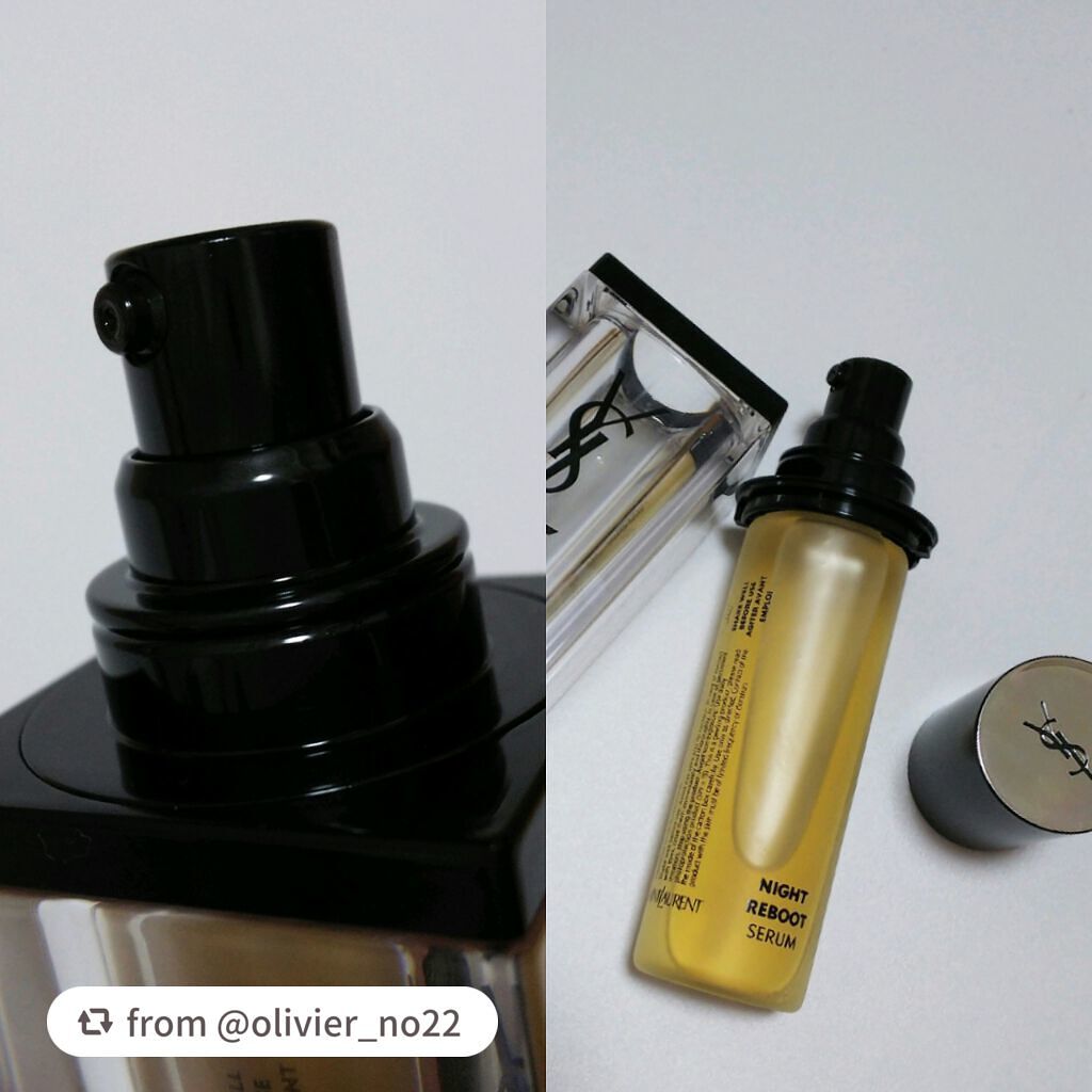 ピュアショット ナイト リチャージセラム/YVES SAINT LAURENT BEAUTE/美容液を使ったクチコミ(3枚目)