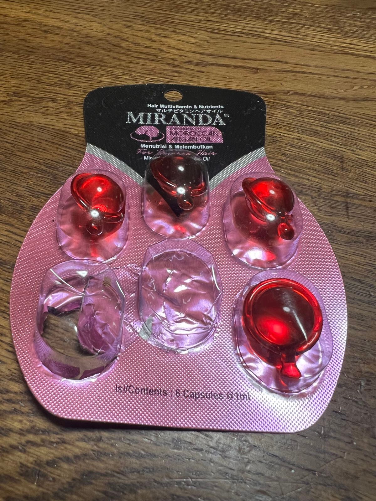 ヘアビタミン デイリーケアヘアオイル/MIRANDA/ヘアオイルを使ったクチコミ(1枚目)