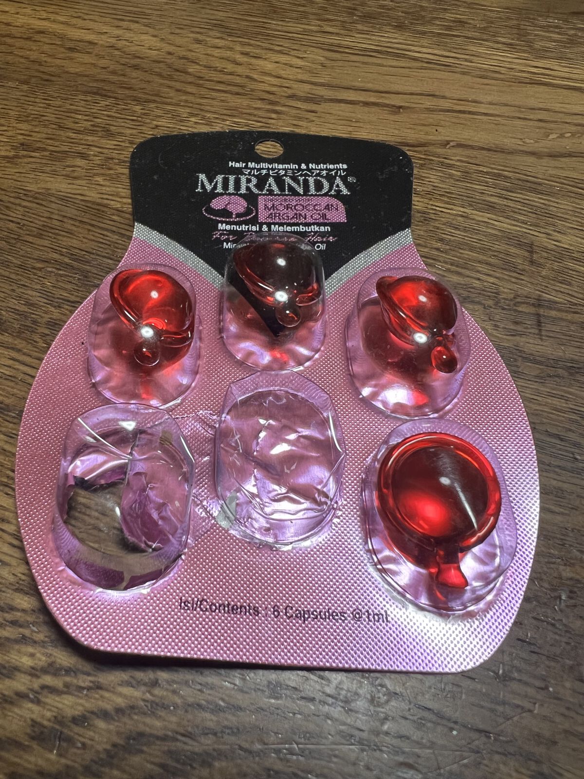 ヘアビタミン デイリーケアヘアオイル/MIRANDA/ヘアオイルを使ったクチコミ（1枚目）