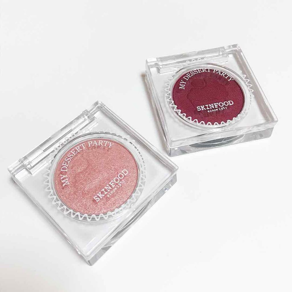 マイデザート パーティ アイシャドウ/SKINFOOD/単色アイシャドウを使ったクチコミ（3枚目）