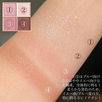 ベージュトーンアイシャドウ/CEZANNE/アイシャドウパレットを使ったクチコミ(3枚目)