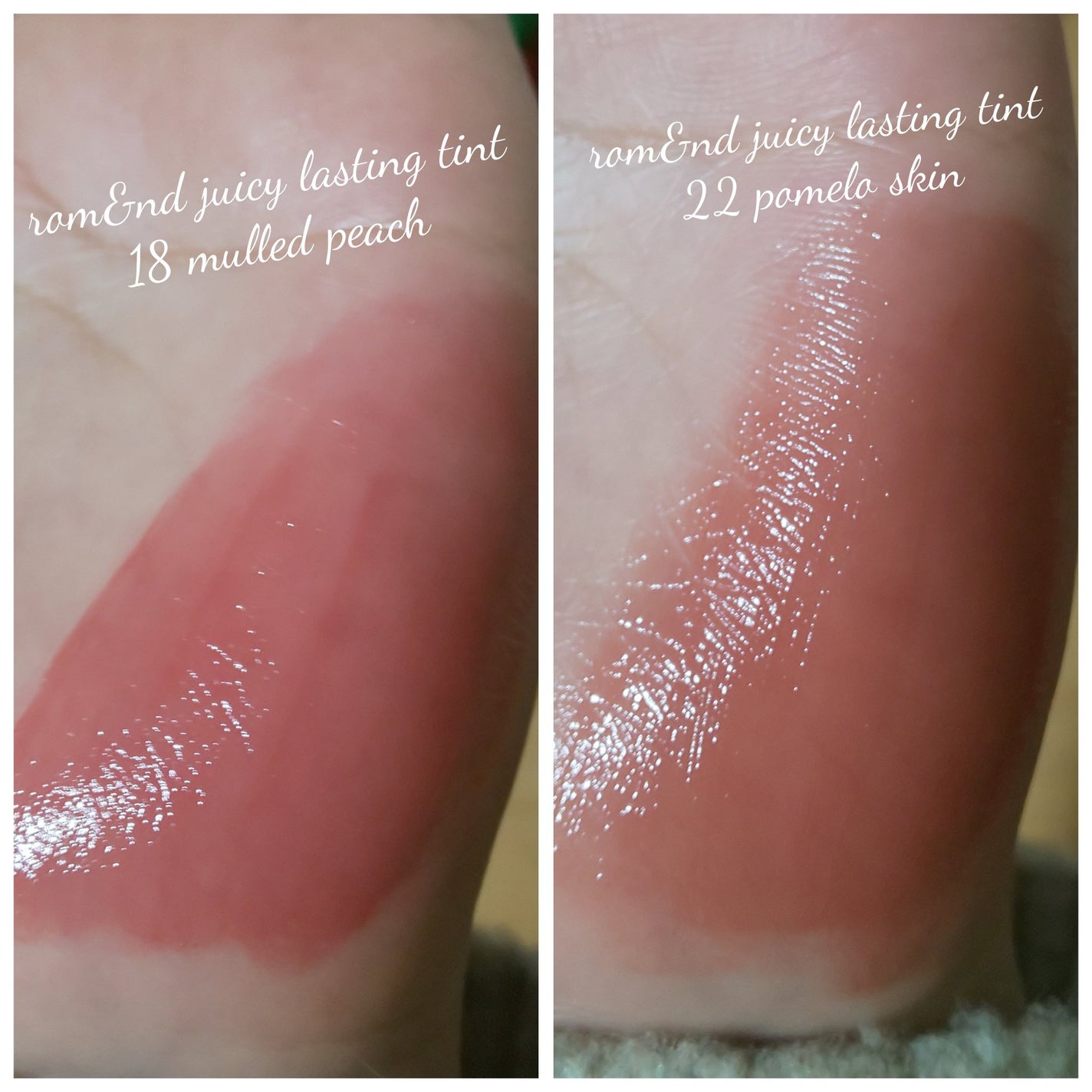 ジューシーラスティングティント/rom&nd/リップティントを使ったクチコミ(2枚目)