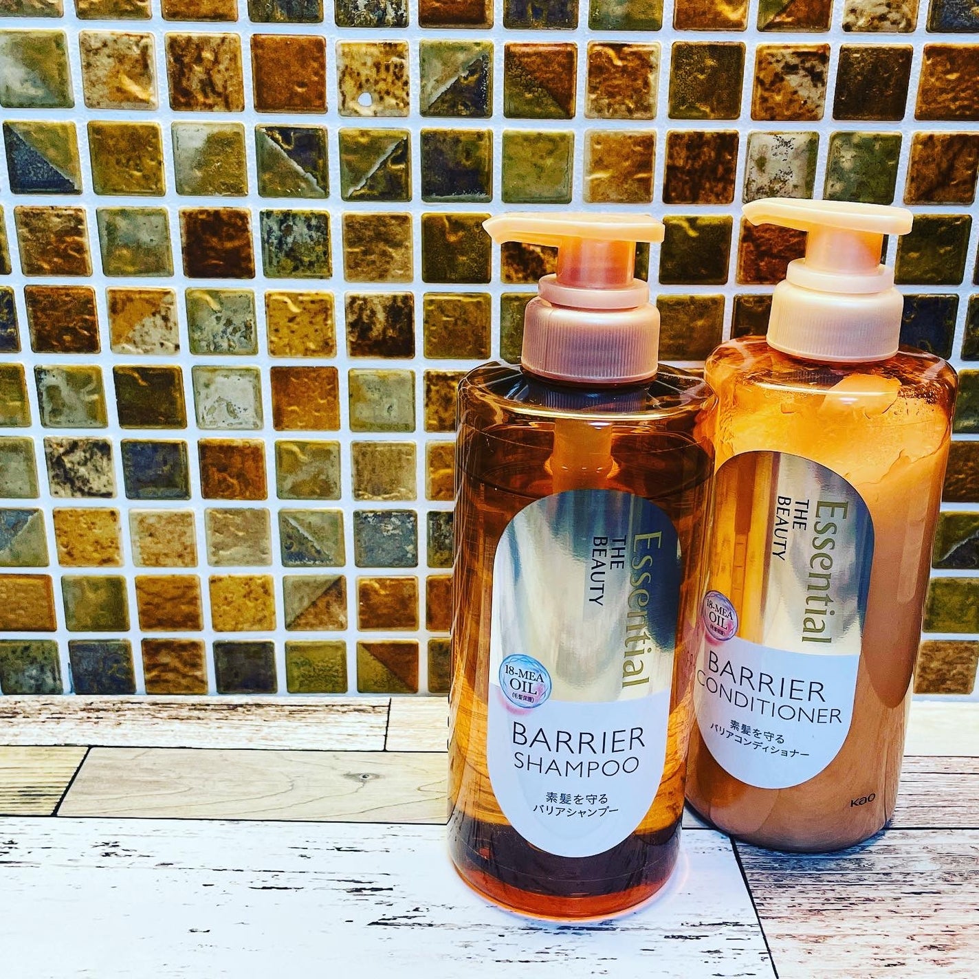 ザビューティ 髪のキメ美容素髪を守る バリアシャンプー/コンディショナー/エッセンシャル/シャンプー・コンディショナーを使ったクチコミ(1枚目)