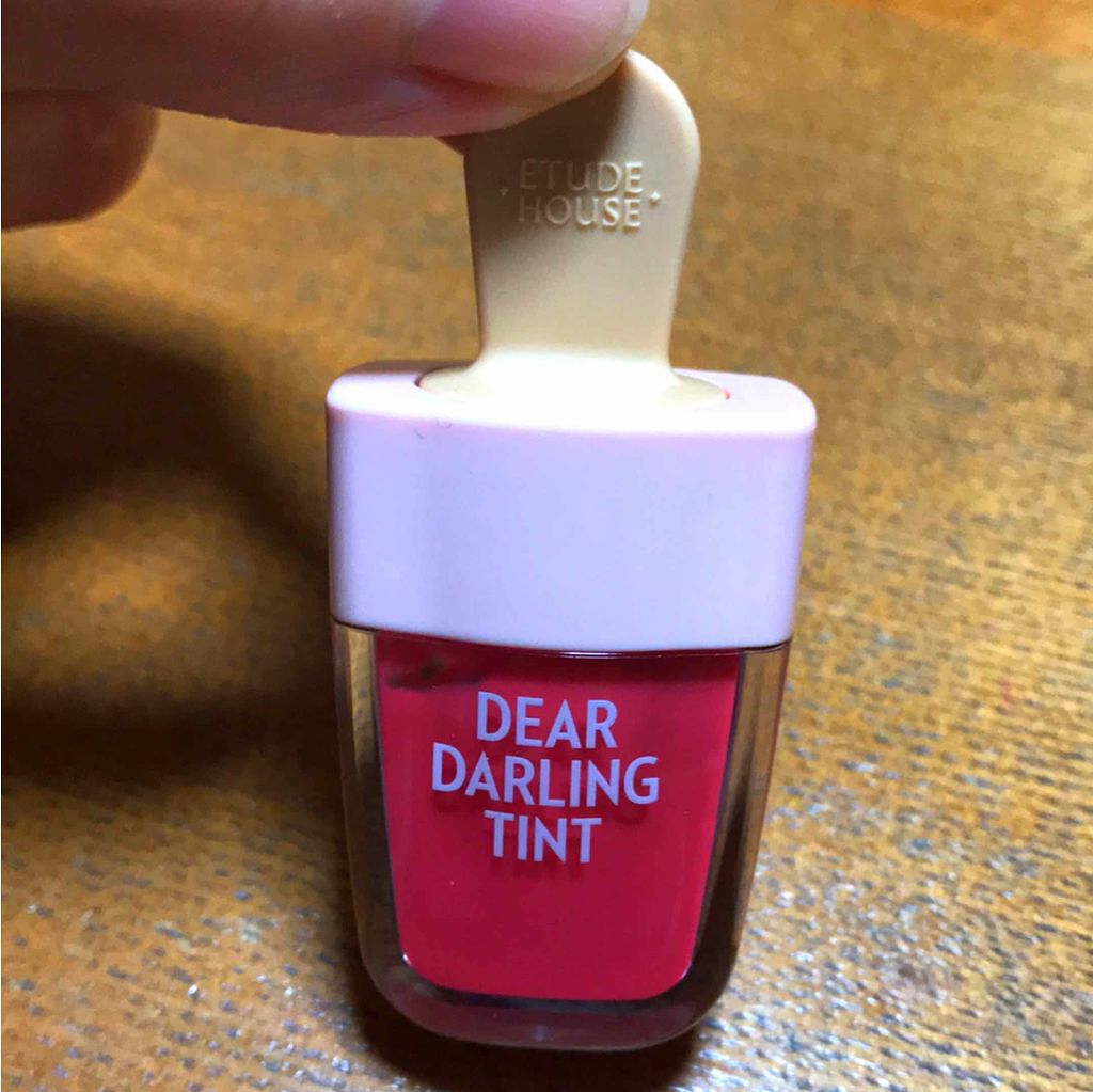 ディアダーリン ウォータージェルティント （アイスティント）/ETUDE/口紅を使ったクチコミ（1枚目）