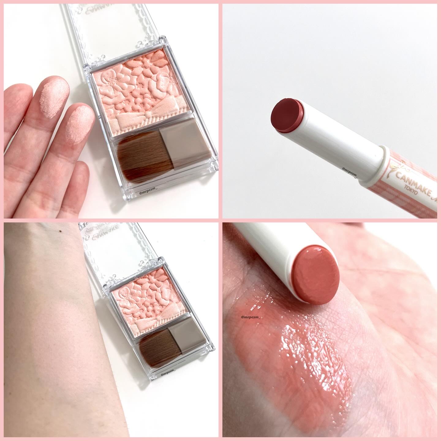 グロウフルールチークス/キャンメイク/パウダーチークを使ったクチコミ（2枚目）