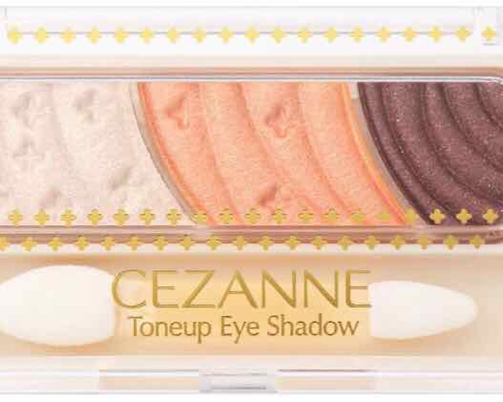 トーンアップアイシャドウ/CEZANNE/アイシャドウパレットを使ったクチコミ(3枚目)
