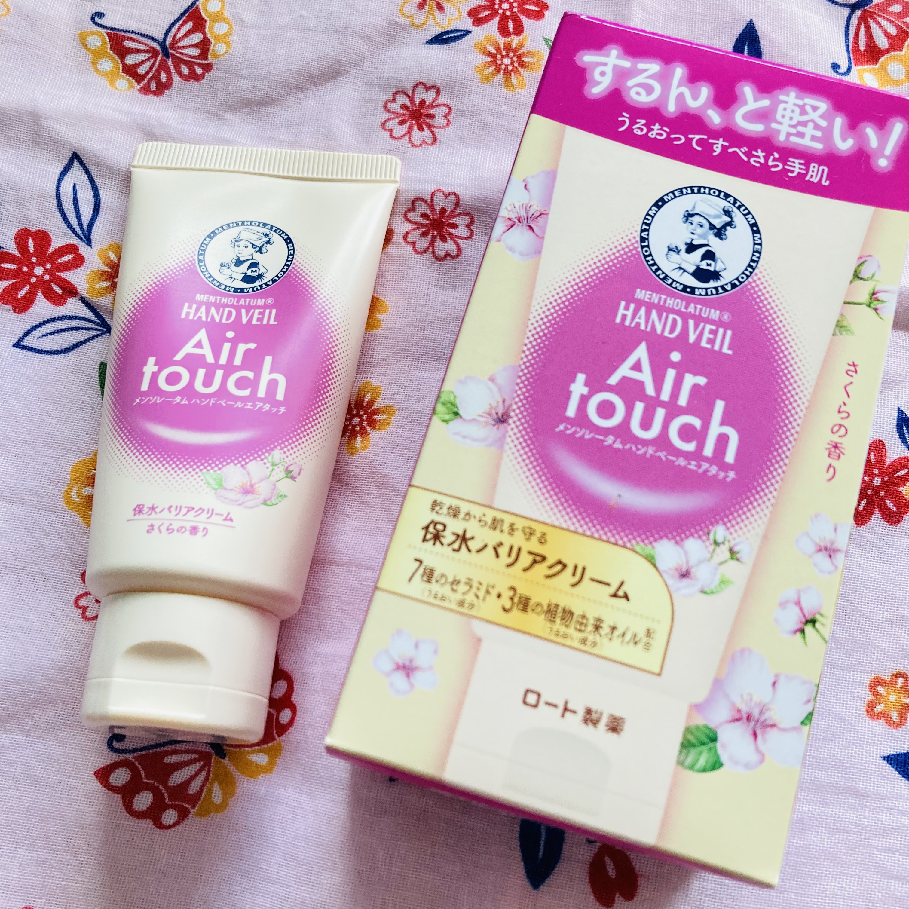 ハンドベールエアタッチ レモンフラワーの香り/メンソレータム/ハンドクリームを使ったクチコミ（1枚目）