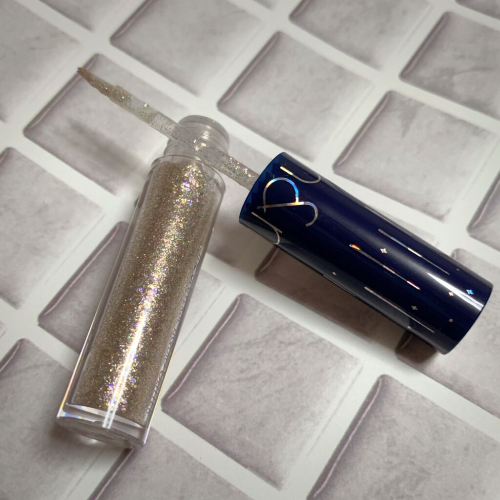 リキッド グリッター シャドウ/rom&nd/グリッターを使ったクチコミ(2枚目)