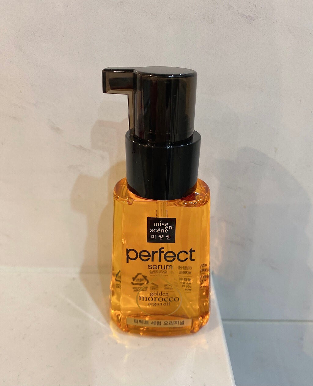 パーフェクト セラム オリジナル/miseenscene/ヘアオイルを使ったクチコミ(2枚目)