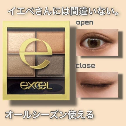 スキニーリッチシャドウ/excel/アイシャドウパレットを使ったクチコミ(1枚目)