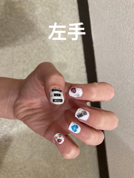 激盛れ爪クラブ/DAISO/ネイルチップ・パーツを使ったクチコミ(3枚目)