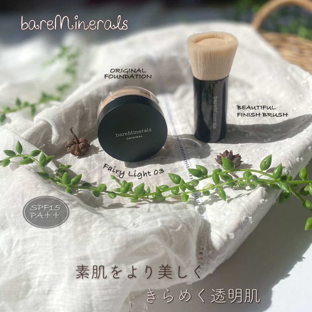オリジナル ファンデーション(SPF15・PA++)/bareMinerals/パウダーファンデーションを使ったクチコミ(1枚目)