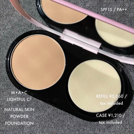 ライトフル C3 ナチュラル シルク パウダーファンデーション/M・A・C/パウダーファンデーションを使ったクチコミ(1枚目)