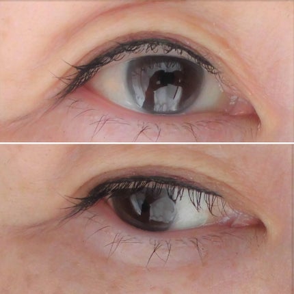 ロングラスティングアイライナー ブラウンブラック/COSCOS/リキッドアイライナーを使ったクチコミ(2枚目)