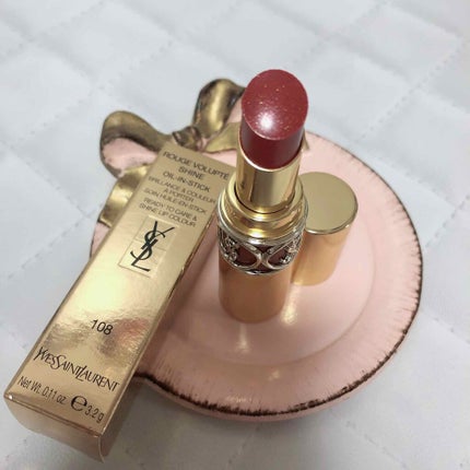 ルージュ ヴォリュプテ シャイン/YVES SAINT LAURENT BEAUTE/口紅を使ったクチコミ(1枚目)