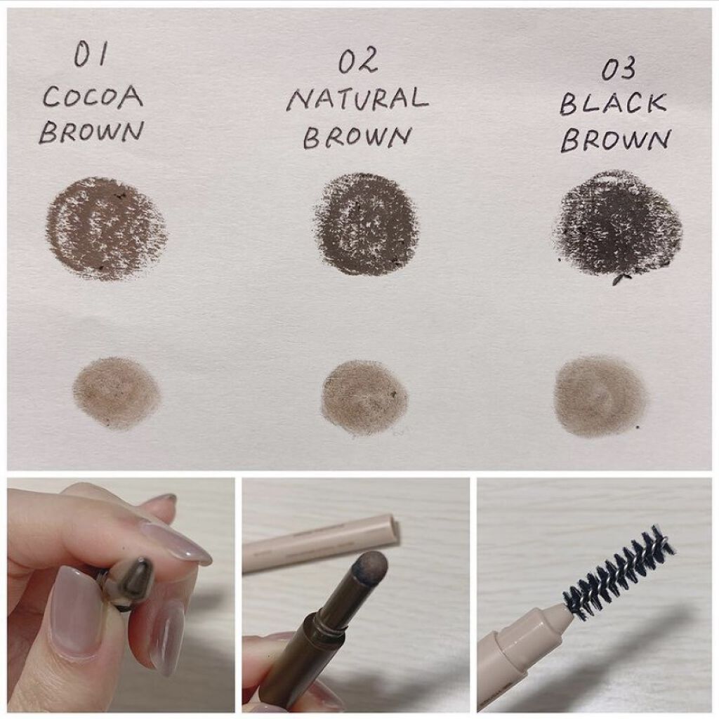 アーティストタッチブロウデュオ/thim/アイブロウペンシルを使ったクチコミ（2枚目）